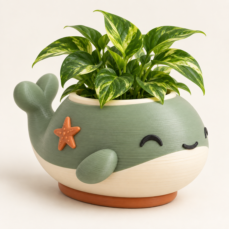 First look at the Whale Planter